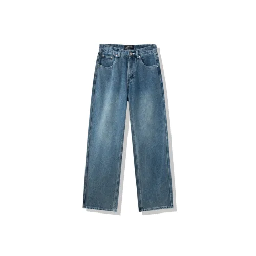 I'm David Джинсы Unisex Light Blue