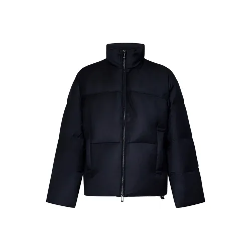 EMPORIO ARMANI Пуховик Мужской Морской Синий