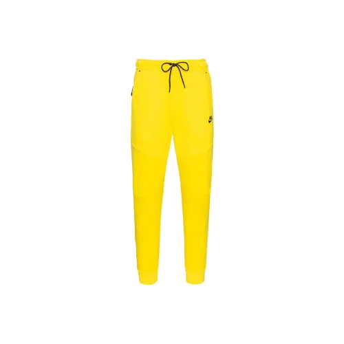 Найк Вязаные Тренировочные Штаны Мужские Желтые