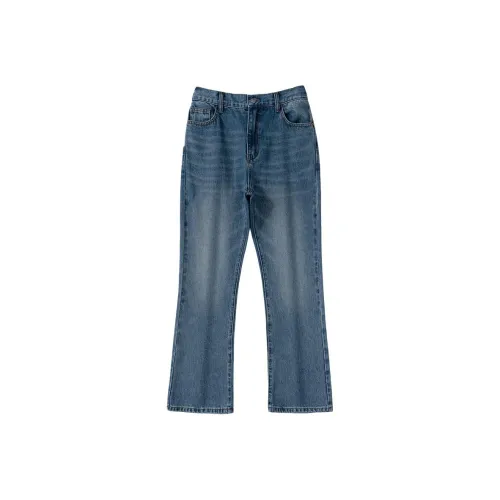 JFU Синий Мужские Джинсы