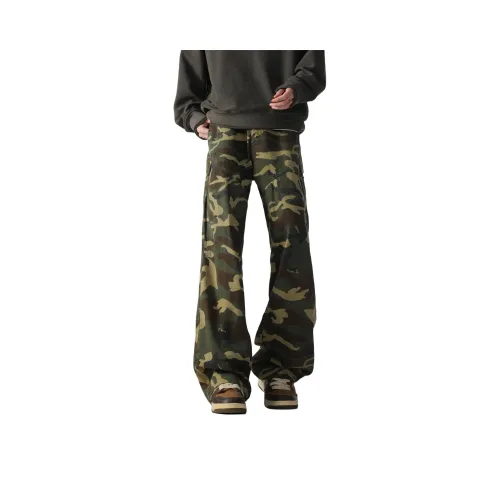 GOODHENLCE Джинсы Унисекс Камуфляж