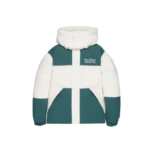 New Balance Светлый Городской Пачка Пуховик Мужской Цвет Слоновая кость