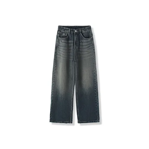 WILD LEADER Бирюзовые Унисекс Джинсы