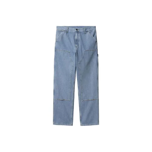 Carhartt WIP Blue Men's Jeans Кархартт WIP Синий Мужской Джинсы