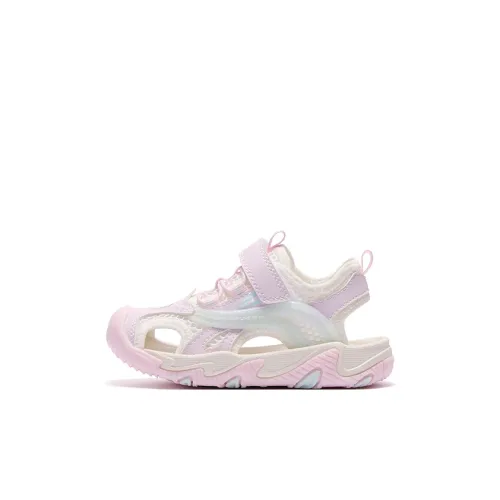 361°KIDS Устойчивые к истиранию Дышащие Детские Сандалии Белый Pure Watercolor Розовый