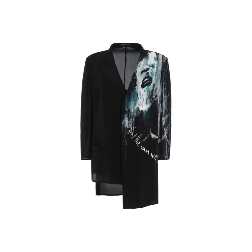 Yohji Yamamoto Pour Homme SS25 Куртки и Пальто Мужской Черный