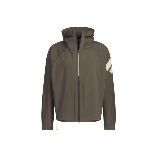 Adidas Куртки и Пальто Мужские Темно-оливково-зеленый