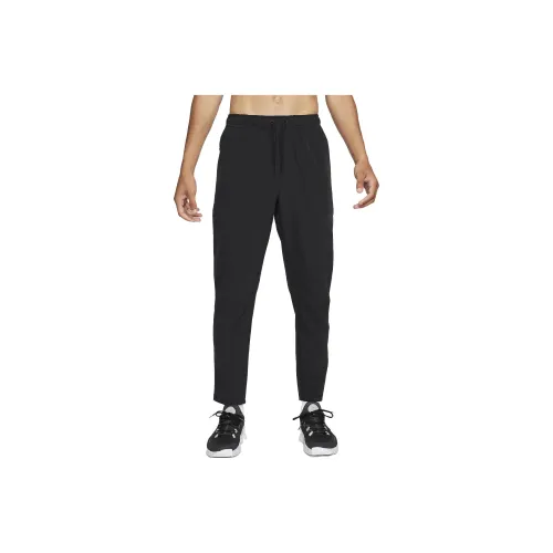 Nike Dri Fit Черные Мужские Вязаные Тренировочные Штаны