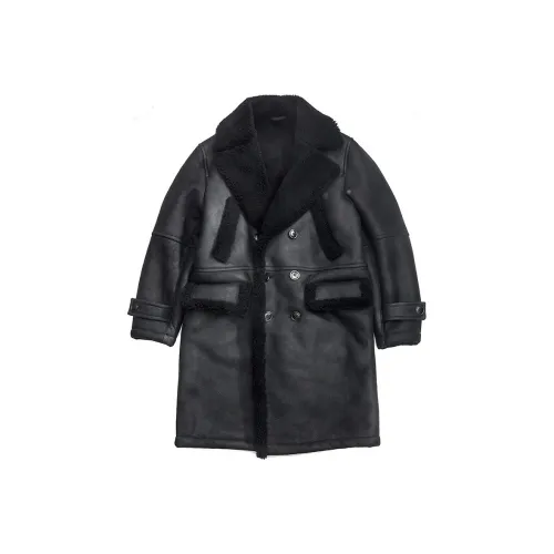 AKCLUB Куртка из натуральной кожи мужская черная