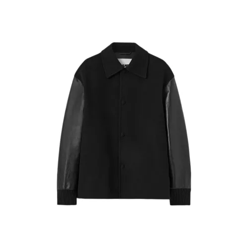 JIL SANDER Мужские черные куртки