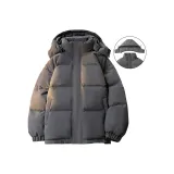 Темно-серый с съемной полей шляпы