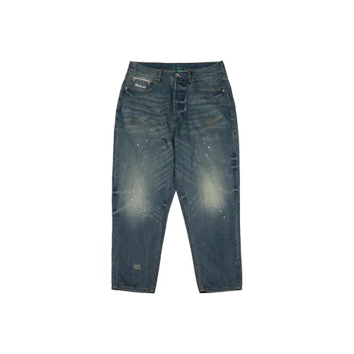 Wild Child Club Джинсы Мужские Джинсовый Синий