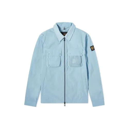 Belstaff Куртки и Пальто Мужской Небесно-Синий