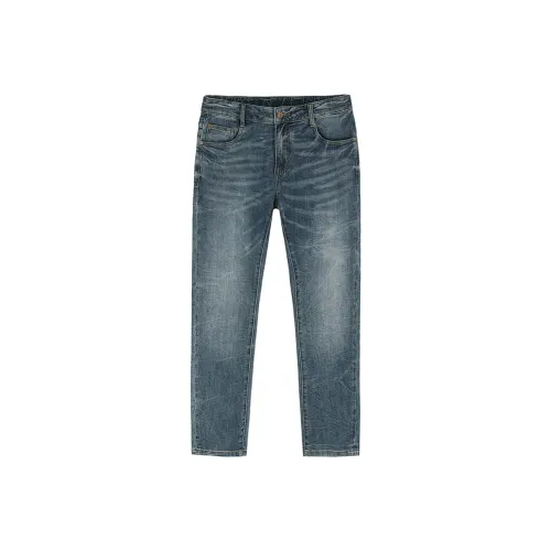 DAVID NAMAN FW23 Джинсы Мужские Синие