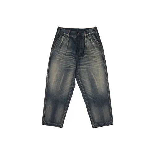 Wild Child Club Темно-синие унисекс джинсы