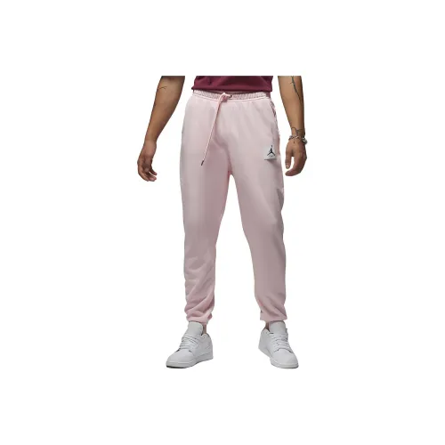 Джордан Вязаные Тренировочные Штаны Мужские Розовые