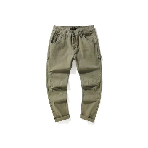 98SQUID Джинсы Унисекс Армейский зеленый