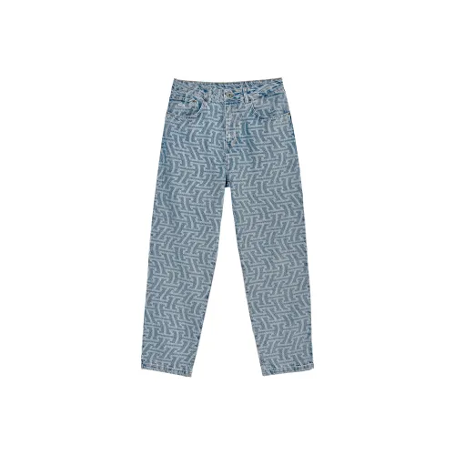 Helas Светло-синие Унисекс Джинсы