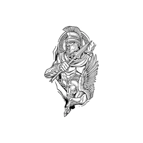 QINGSHANQIHAI Шалфейный Броня Крылатый Chapter Временные Татуировки 1 шт