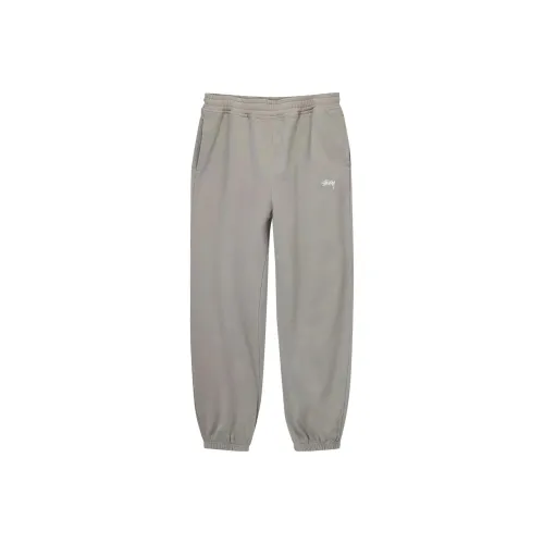 Stussy Темно-серые мужские вязаные тренировочные брюки