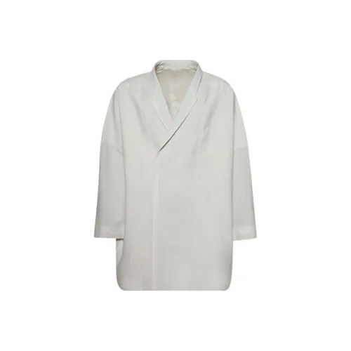 RICK OWENS совместный бренд RO SS25 Куртки и пальто Мужской Белый