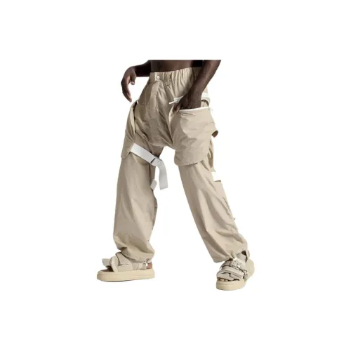 NORVINCY Western Detachable Magnetic Clasp Patch Pocket Casual Pants Unisex