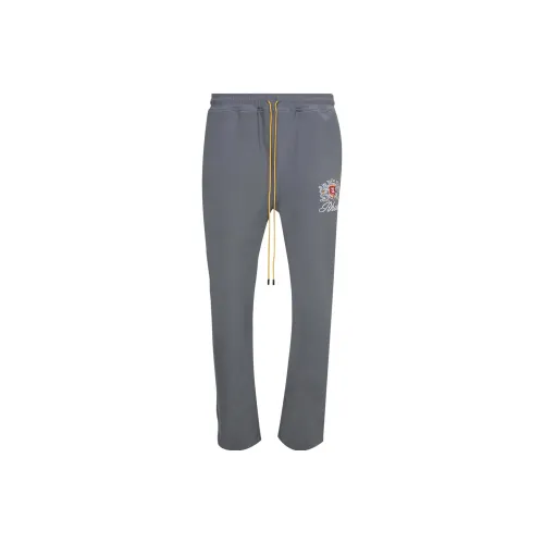 RHUDE Серые Мужские Вязаные Спортивные Штаны