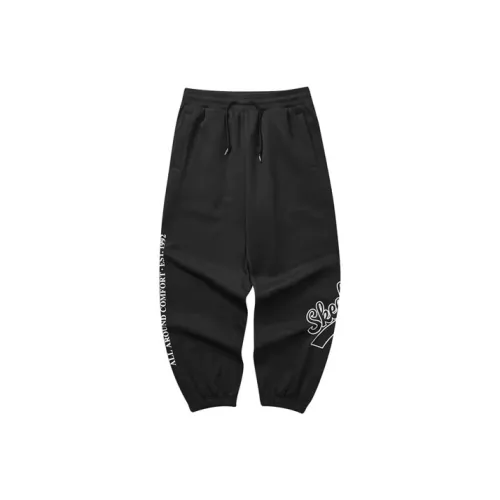 Skechers Rainbow Угольный черный/0018 Мужские Вязаные Тренировочные Штаны