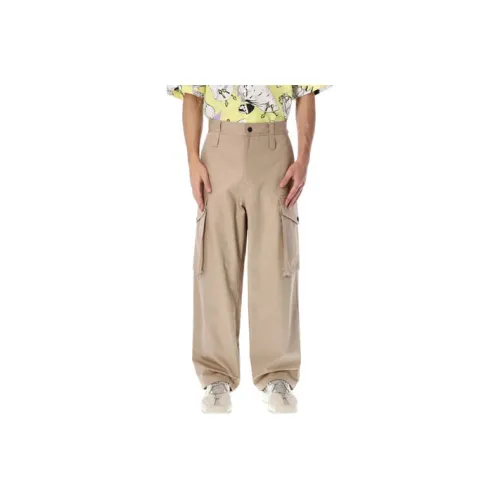 MSGM Khaki Мужские Повседневные Штаны