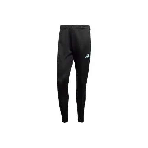 Adidas TIRO 23 CLUB Тренировки Tracksuit Bottoms Вязаные Тренировочные брюки Мужские Синие полосы Черный