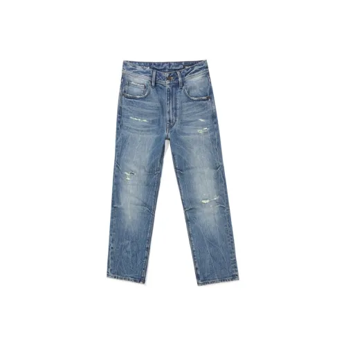 ABLE JEANS Винтаж Рабочие Синие Мужские Джинсы