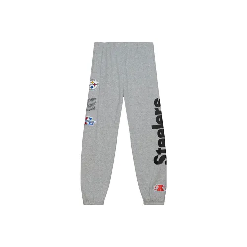 Mitchell Ness Серые Мужские Вязаные Тренировочные Штаны