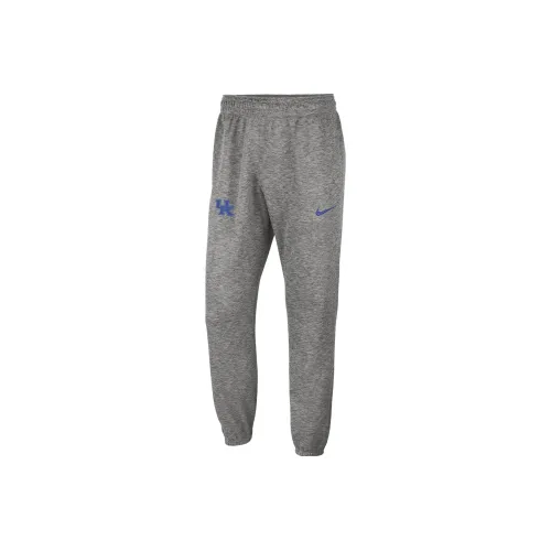 Nike Серые Мужские Вязаные Тренировочные Штаны