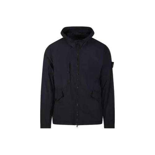 STONE ISLAND Ghost Collection SS25 Куртки и Пальто Мужской Черный