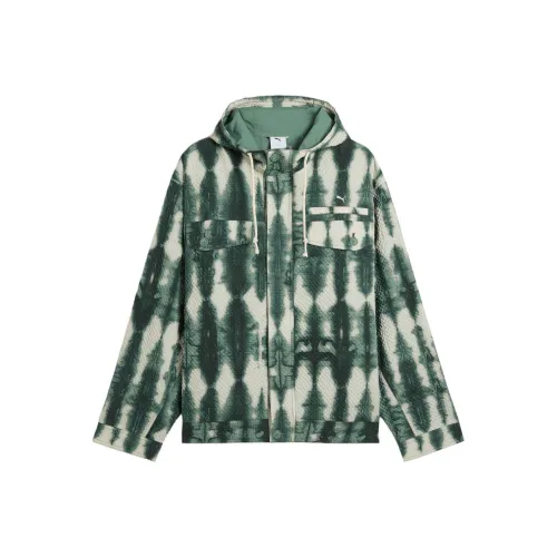 PUMA Куртки и Пальто Мужской Зеленый