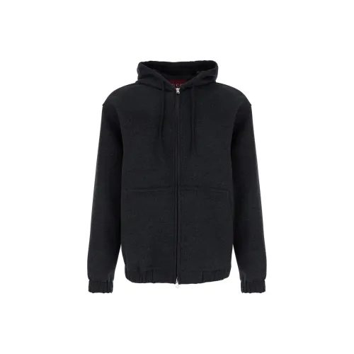 GUCCI Куртки и Пальто Мужской Темно-Серый