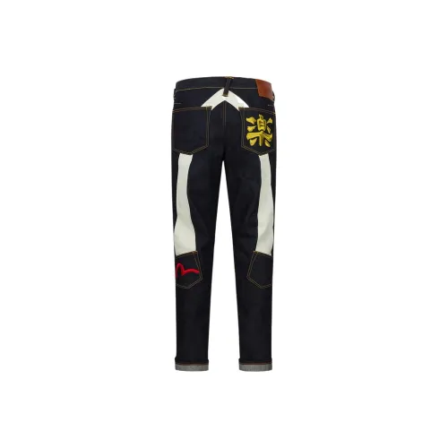 EVISU Джинсовый Синий Мужские Джинсы