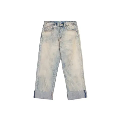 R13 Men's Blue Jeans R13 Мужские синие джинсы
