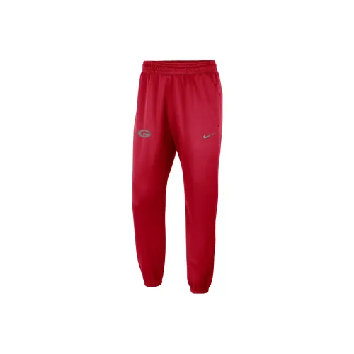 Nike University Red Men's Knitted Training Pants Nike Университетские красные мужские вязаные тренировочные штаны