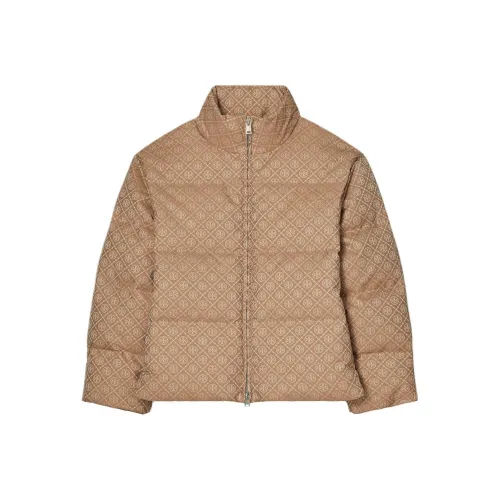 Tory Burch FW24 Пуховик Мужской Hazelnuts Коричневый