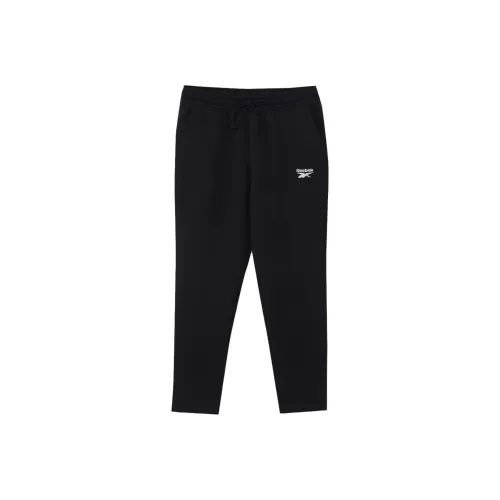 Reebok COMM INTL Вязаные тренировочные брюки мужские черные