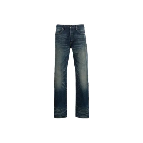 John Elliott Men's Blue Jeans Джон Эллиотт Мужские Синие Джинсы