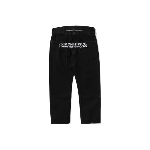 A BATHING APE BAPE® x COMME des GARÇONS Темно-синий Мужские Джинсы