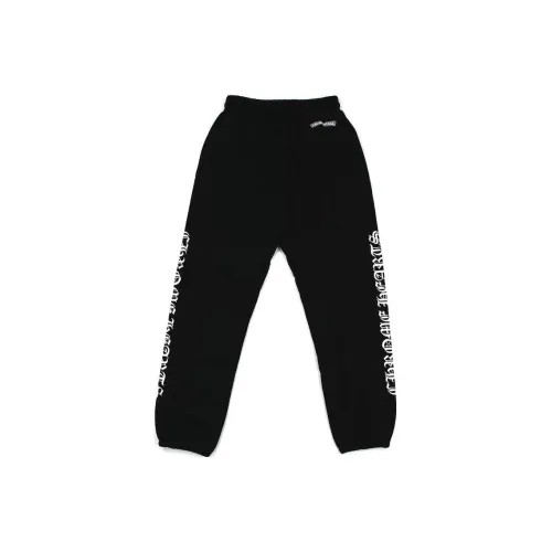 Chrome Hearts Черные Мужские Вязаные Спортивные Штаны