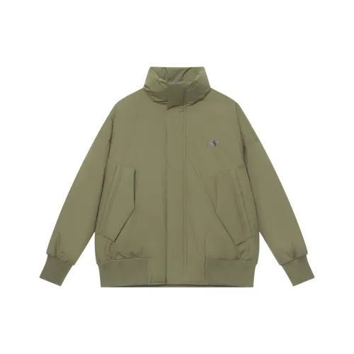 New Balance совместная серия Leisure Lifestyle Series Мягкий утиный пух Воротник-стойка Пилот Куртка Пуховик Мужской Яшмовый
