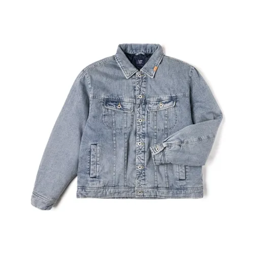 Lee FW24 Down Jacket Men's Medium Light Blue