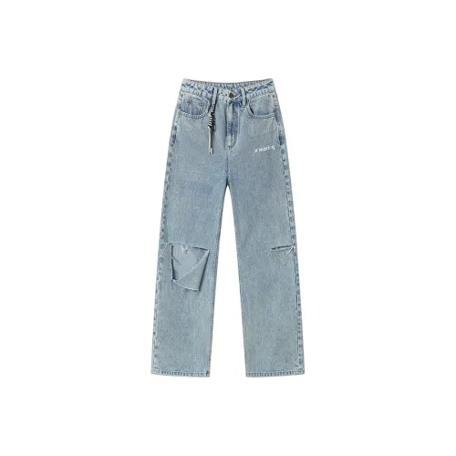 ANDREA MARTIN Синие Унисекс Джинсы