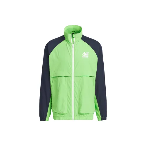 Adidas Маленький логотип Куртка Куртки Пальто Мужской SOUR Зеленый