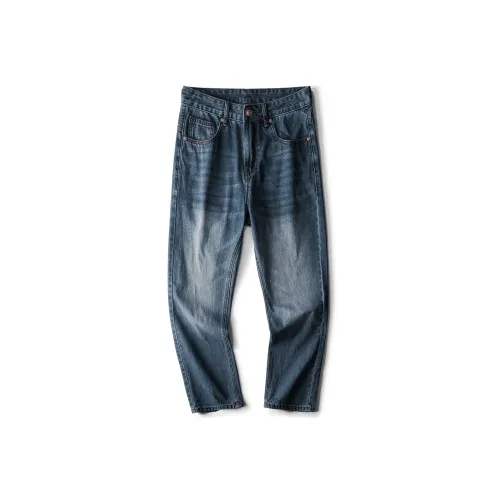 GELANLU Винтажные Унисекс Джинсы