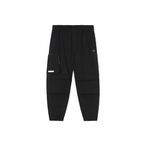 Вязаные тренировочные брюки LACOSTE Collaboration Мужские Черные